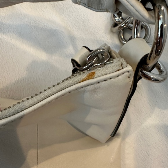 Cream Leather Coach Purse - Picture 6 of 7